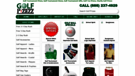 What Golfpizazz.com website looked like in 2020 (3 years ago)