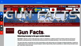 What Gunfacts.info website looked like in 2020 (3 years ago)