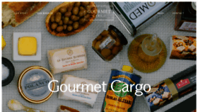 What Gourmetcargo.com website looked like in 2020 (3 years ago)