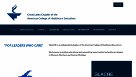 What Glache.org website looked like in 2020 (3 years ago)