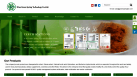 What Greenspringshop.com website looked like in 2020 (3 years ago)