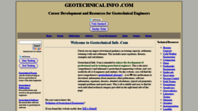 What Geotechnicalinfo.com website looked like in 2020 (3 years ago)
