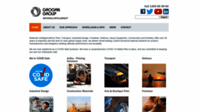 What Grogangroup.com website looked like in 2020 (3 years ago)
