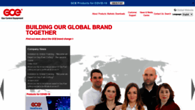 What Gcegroup.com website looked like in 2020 (3 years ago)