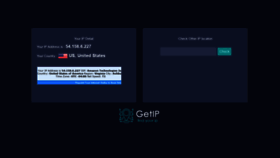 What Getip.ir website looked like in 2020 (3 years ago)