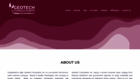 What Geotechnw.com website looked like in 2020 (3 years ago)