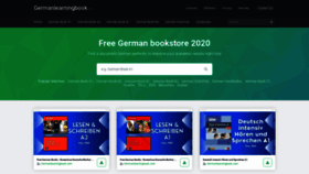 What Germanlearningbook.blogspot.com website looked like in 2020 (3 years ago)