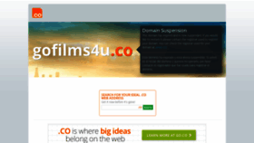 What Gofilms4u.co website looked like in 2020 (3 years ago)