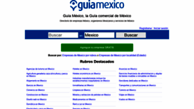 What Guiamexico.com.mx website looked like in 2020 (3 years ago)