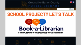 What Greenville-bcpl.org website looked like in 2020 (3 years ago)