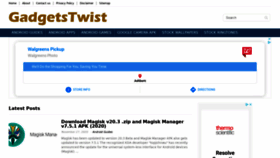 What Gadgetstwist.com website looked like in 2020 (3 years ago)