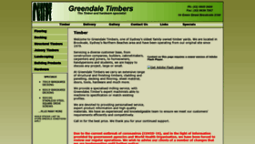 What Greendaletimbers.com.au website looked like in 2020 (3 years ago)