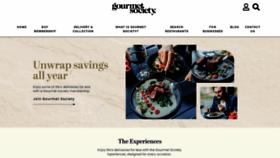 What Gourmetsociety.co.uk website looked like in 2020 (4 years ago)
