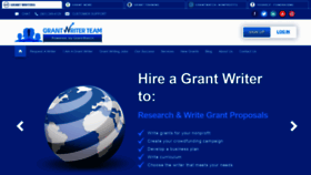 What Grantwriterteam.com website looked like in 2020 (3 years ago)
