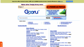 What Gooru.pl website looked like in 2020 (5 years ago)