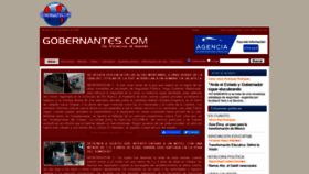 What Gobernantes.com website looked like in 2020 (3 years ago)