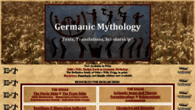 What Germanicmythology.com website looked like in 2020 (3 years ago)