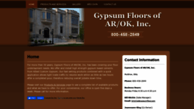 What Gypsumfloor.com website looked like in 2020 (4 years ago)