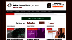 What Guitarlessonworld.com website looked like in 2020 (3 years ago)