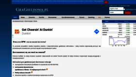 What Gragieldowa.pl website looked like in 2020 (3 years ago)