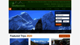 What Gotohimalaya.com website looked like in 2020 (3 years ago)