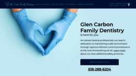 What Glencarbonfamilydentistry.com website looked like in 2020 (3 years ago)