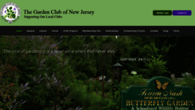 What Gardenclubofnewjersey.com website looked like in 2020 (3 years ago)