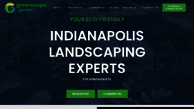 What Greenscapegeeks.com website looked like in 2020 (3 years ago)