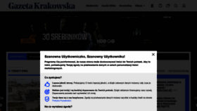 What Gazetakrakowska.pl website looked like in 2020 (3 years ago)
