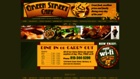 What Greenstreetcafe.biz website looked like in 2020 (3 years ago)