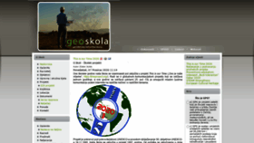 What Geoskola.hr website looked like in 2020 (3 years ago)