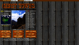 What Ghosttowns.com website looked like in 2020 (3 years ago)