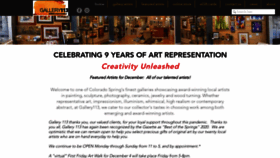 What Gallery113cos.com website looked like in 2020 (3 years ago)