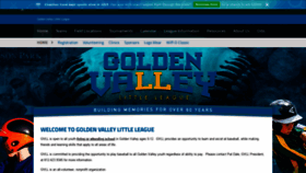 What Goldenvalleylittleleague.org website looked like in 2020 (3 years ago)