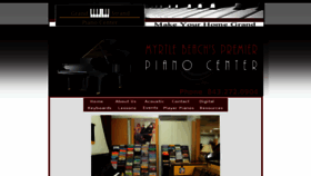 What Grandstrandpianocenter.com website looked like in 2020 (3 years ago)