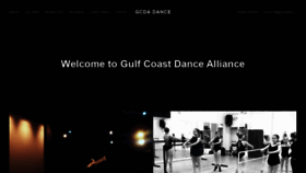 What Gcdadance.com website looked like in 2020 (3 years ago)
