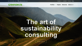 What Greendelta.com website looked like in 2020 (3 years ago)