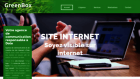 What Green-box.fr website looked like in 2020 (3 years ago)