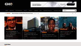 What Ghanaquest.com website looked like in 2020 (3 years ago)