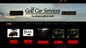 What Golfcarservices.com website looked like in 2020 (4 years ago)