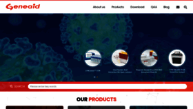 What Geneaid.com website looked like in 2020 (3 years ago)