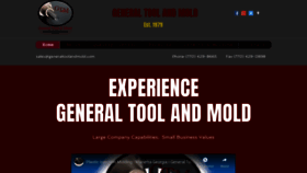 What Generaltoolandmold.com website looked like in 2020 (3 years ago)