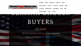 What Germandaggerbuyers.com website looked like in 2020 (3 years ago)