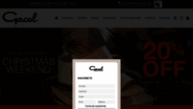 What Gacel.cl website looked like in 2020 (3 years ago)