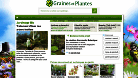 What Graines-et-plantes.com website looked like in 2020 (3 years ago)