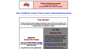 What Gutenberg.net.au website looked like in 2020 (3 years ago)