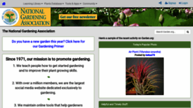 What Garden.org website looked like in 2020 (3 years ago)