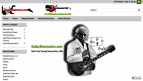 What Guitarelectronics.com website looked like in 2020 (3 years ago)