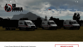 What Gogorillamovers.co.za website looked like in 2020 (4 years ago)