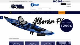 What Galaxykayaks.eu website looked like in 2020 (4 years ago)